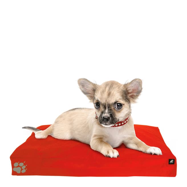 Elephant Small Dog Bed, Vibrant Red