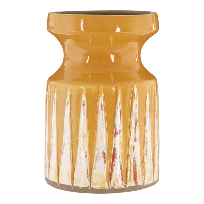 Premier Housewares Ochre Complements Small Theo Vase