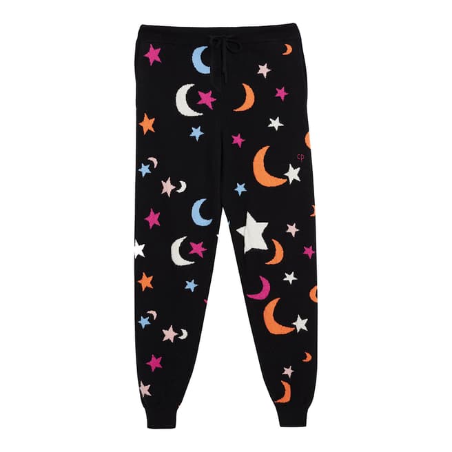 Chinti and Parker Black/Multi Midnight Sky Track Trousers