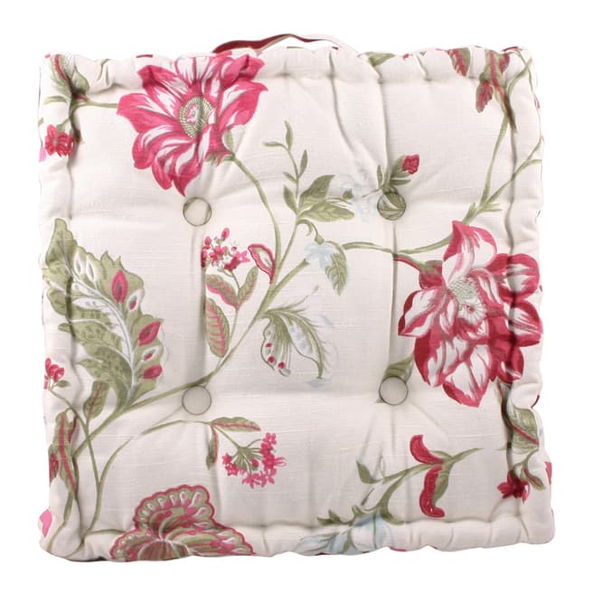 Paoletti Floral Ascot Box Cushion 43x43cm