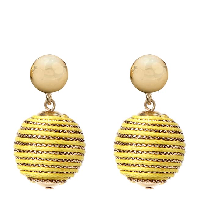 Amrita Singh Gold/Yellow Ball Earrings