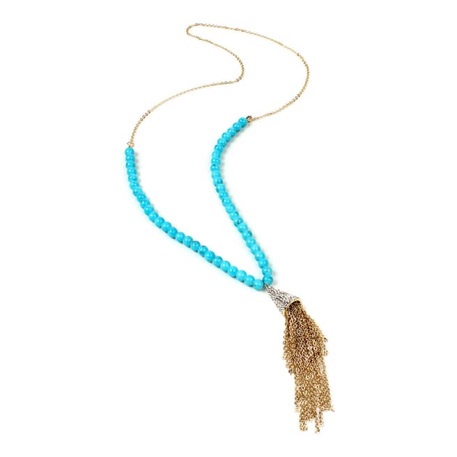Amrita Singh Turquoise Crystal/Bead Necklace