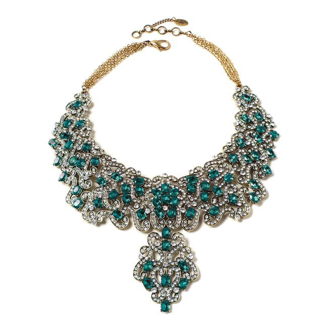 Amrita Singh Emerald Crystal Necklace