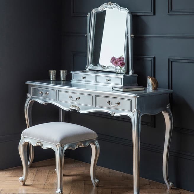 Gallery Living Stanal Dressing Table, Silver