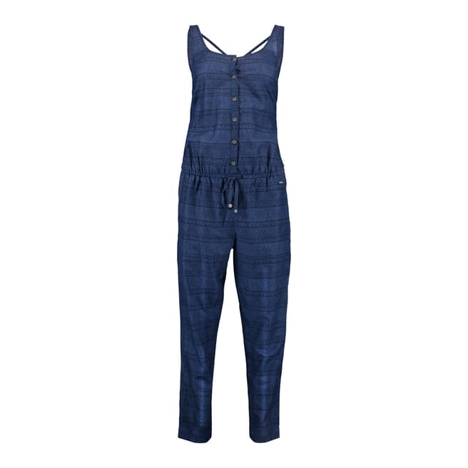 O'Neill Blue All Over Print Jumpsuit