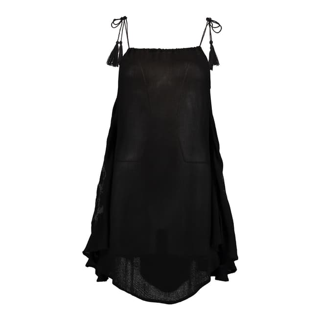 O'Neill Black Embroidered Short Dress