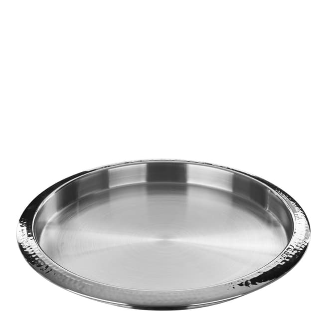 Premier Housewares Hammered Effect Stainless Steel Tray