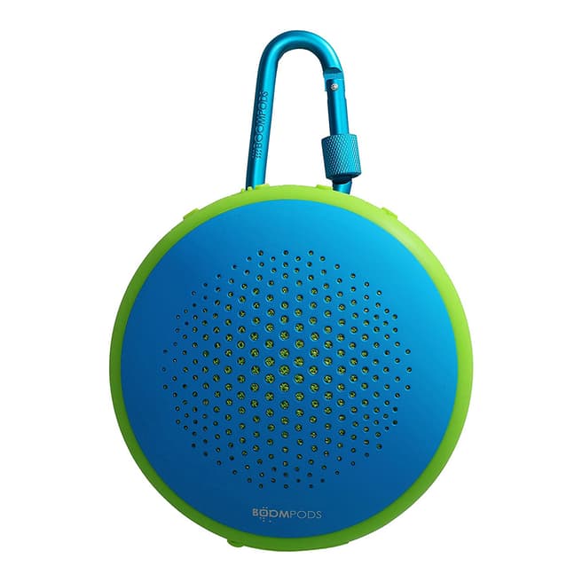 Boompods Blue/Green Bluetooth Waterproof Portable Speaker