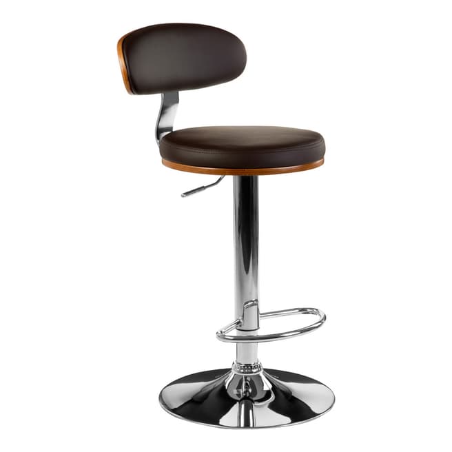 Fifty Five South Bar Chair, Brown