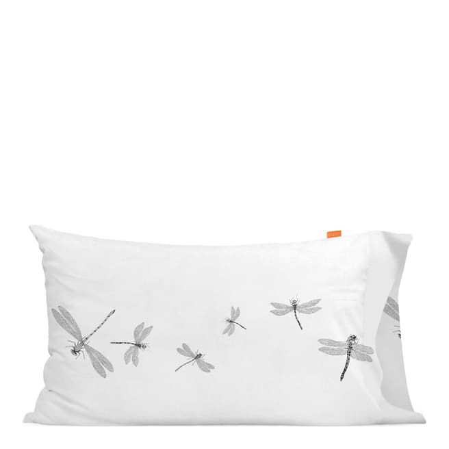 Blanc Estuary Pair Of Housewife Pillowcases