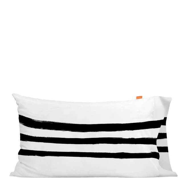 Blanc Stripes Pair Of Housewife Pillowcases