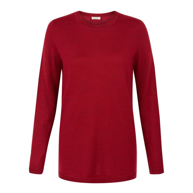 Hobbs London Cherry Red Cassidy Sweater