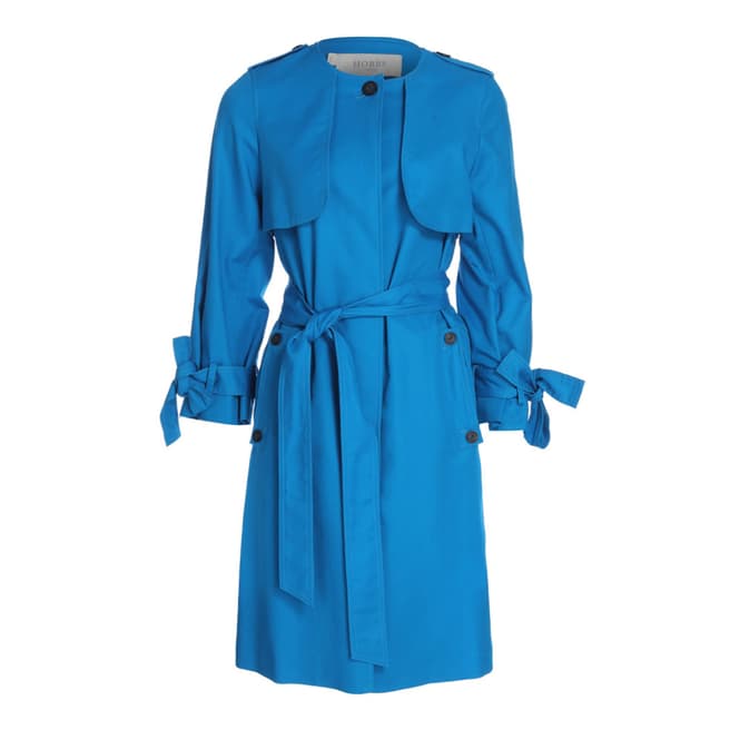 Hobbs London Azure Blue Molly Trench Coat
