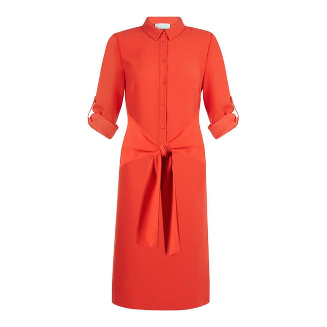 Hobbs London Flame Orange Savannah Dress