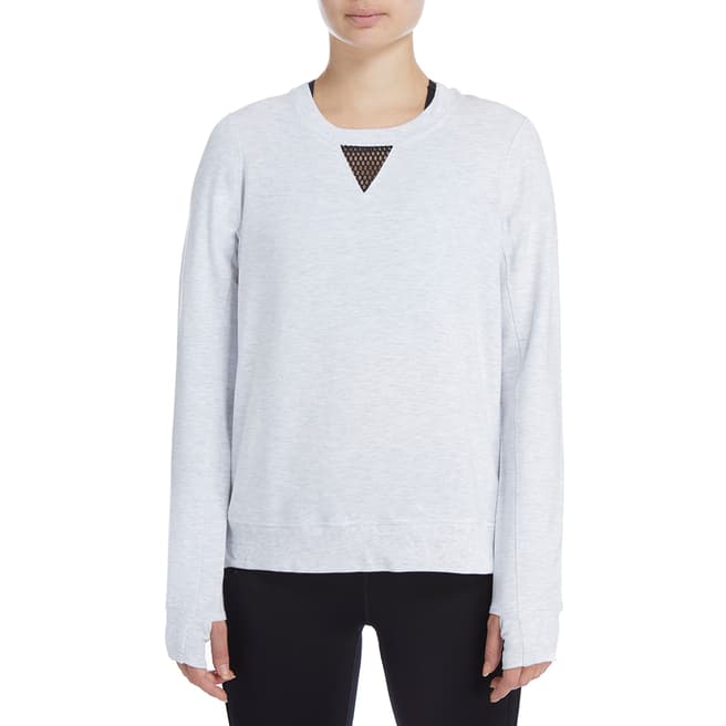 DKNY Grey Mesh Sweatshirt