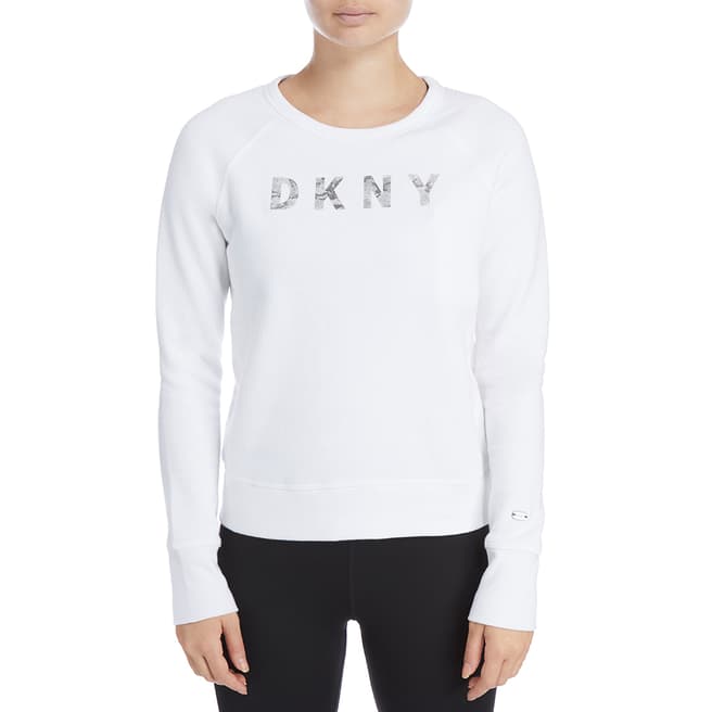 DKNY White Camo Sweatshirt