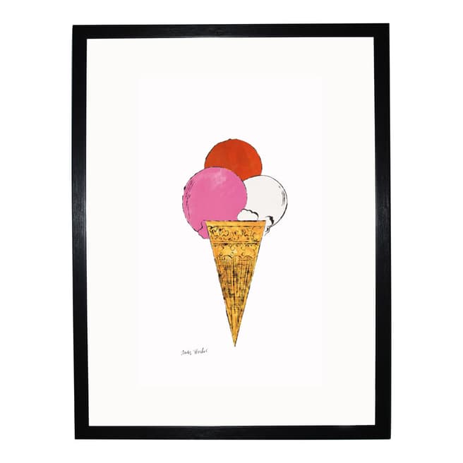 Andy Warhol Ice Cream Dessert c.1959 36x28cm Framed Print