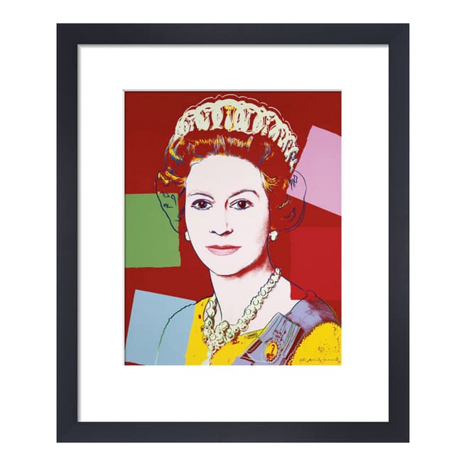 Andy Warhol Reigning Queens: Queen Elizabeth II of the United Kingdom, 1985  Framed Print, 36x28cm
