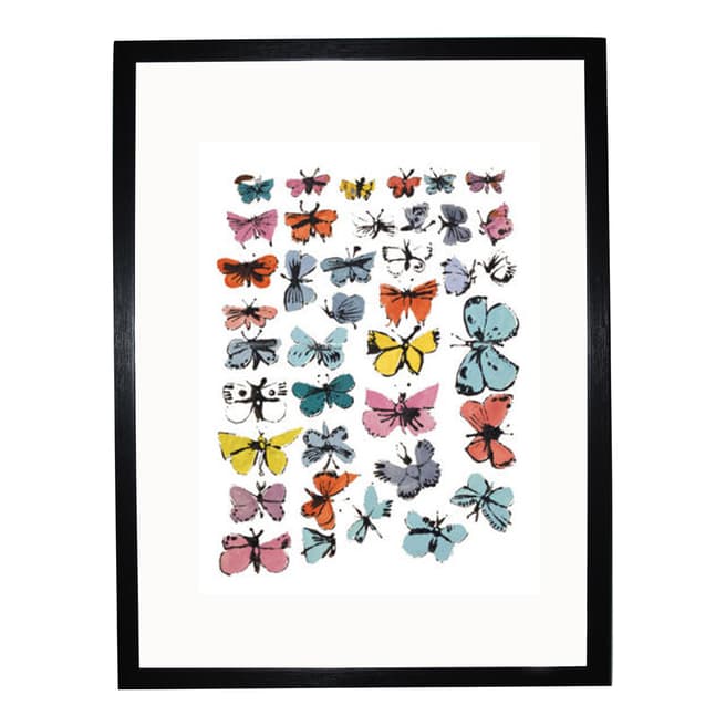 Andy Warhol Butterflies, 1955  Framed Print, 36x28cm