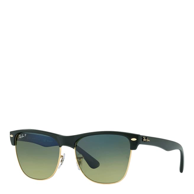 Ray-Ban Unisex Black Oversized Clubmaster Sunglasses 57mm