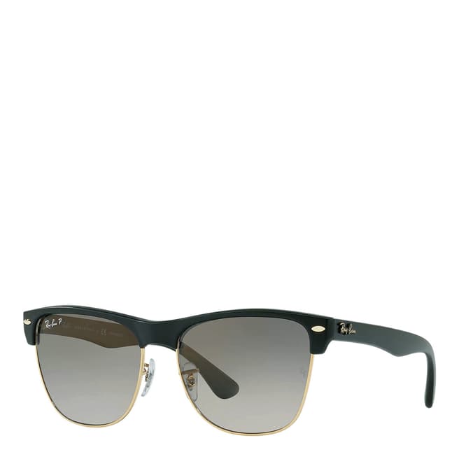 Ray-Ban Unisex Black Oversized Clubmaster Sunglasses 57mm