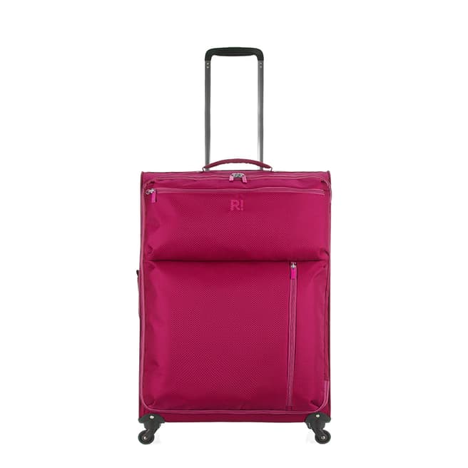 Revelation By Antler Pink Weightless 4 Wheel Medium Suitcase 67cm