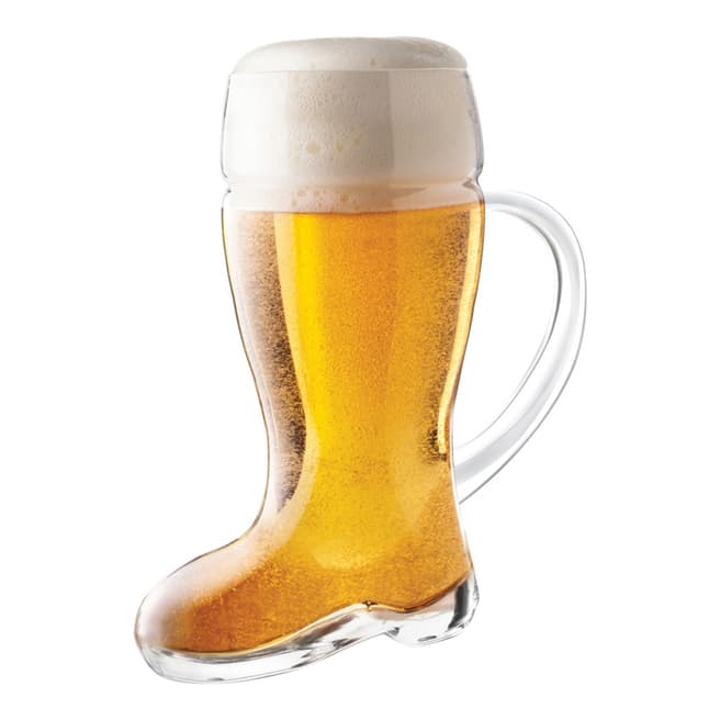 Christmas Bar Beer Boot Glass with Handle