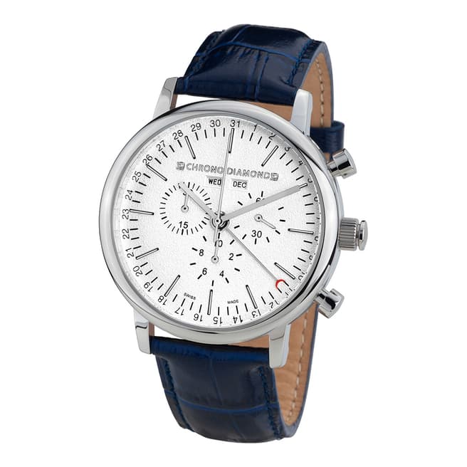 Chrono Diamond Men's Swiss Blue Herrenuhr Argos Watch