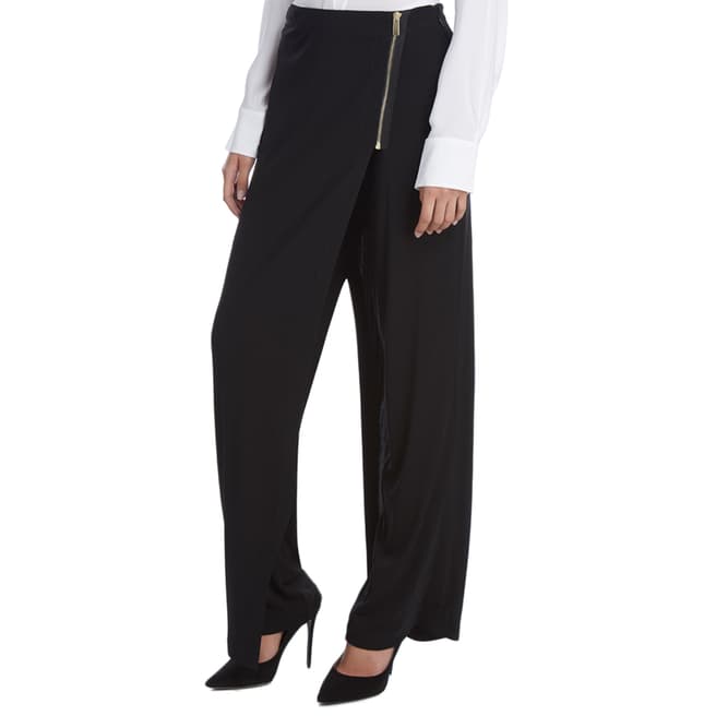Donna Karan New York Black Wrap Trousers