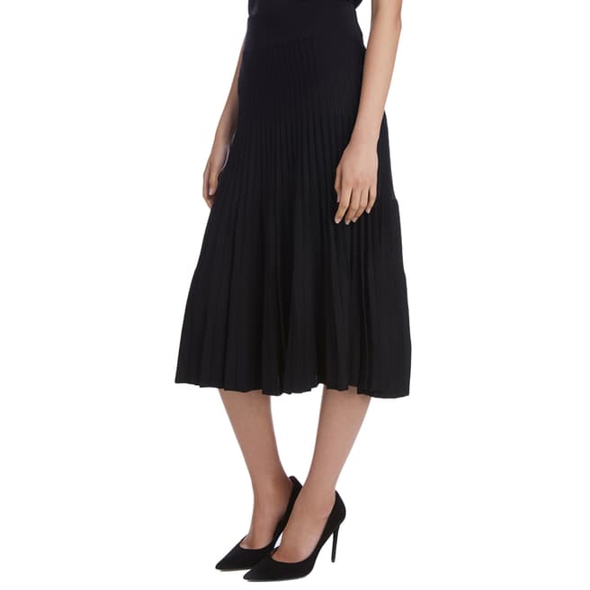 Donna Karan New York Black Midi Skirt