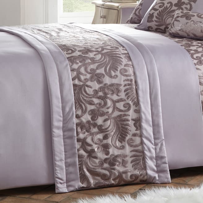Portfolio Home Grace Quilted Runner, Mauve