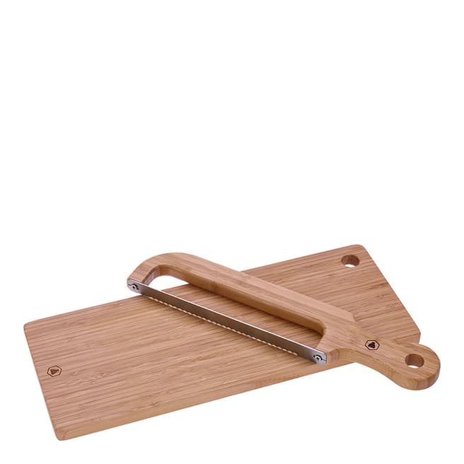 Laguiole Bread Cutting Board with Knife-Saw