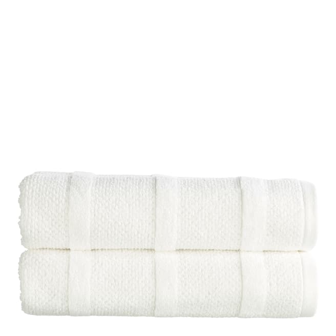Kingsley by Christy Neo Hand Towel, White