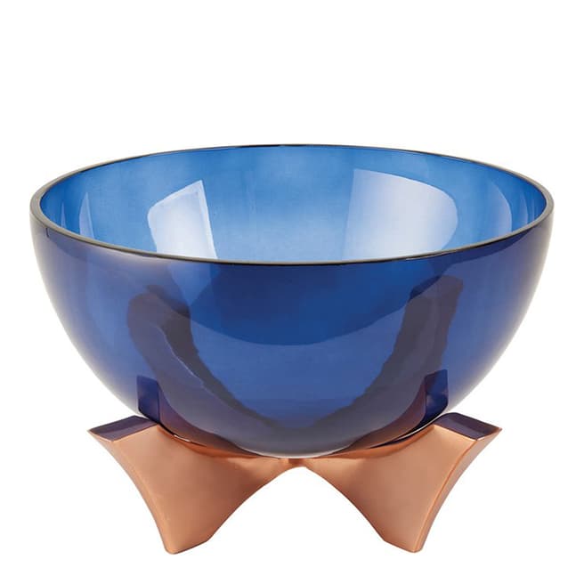 Gallery Living Blue Radstock Medium Bowl Vase/Bowl