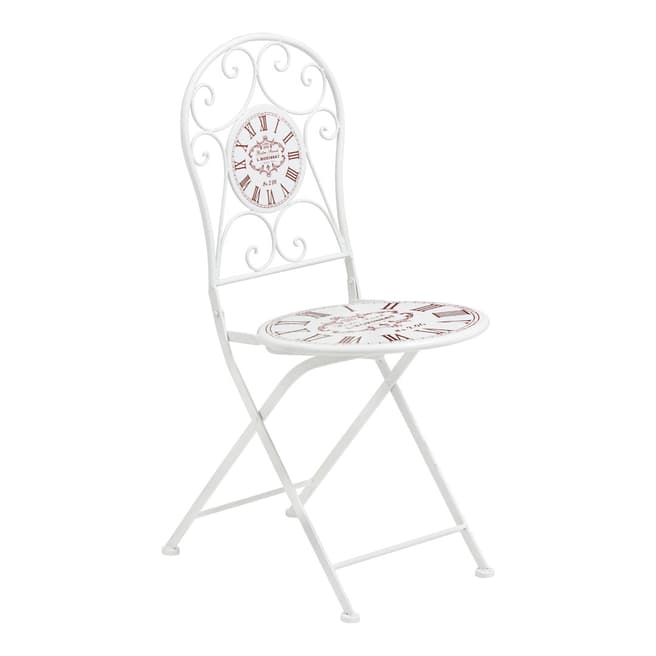 Premier Housewares Cafe Cassis Chair, Cream