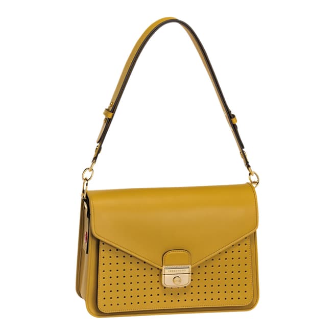 Longchamp Mustard Yellow Medium Mademoiselle Hobo Bag