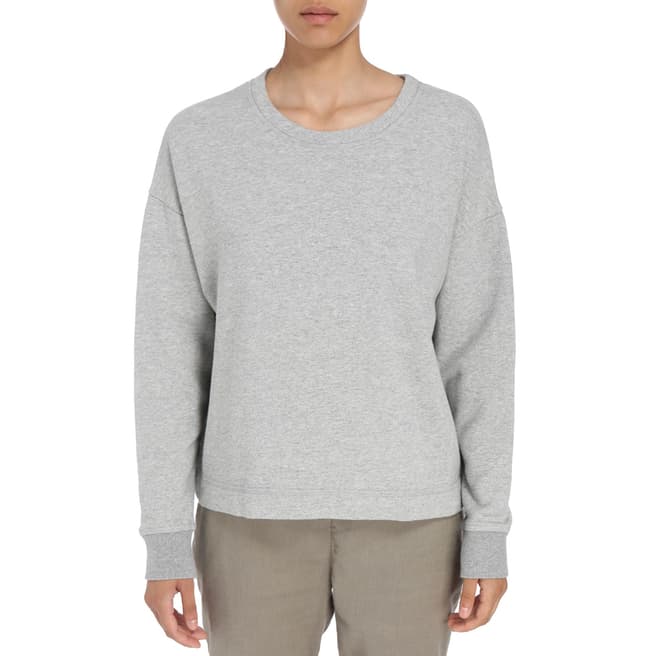 James Perse Heather Grey French Terry Sweatshirt