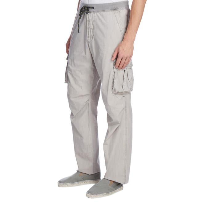 James Perse  Dapple Pigment Contrast Waist Cargo Trousers