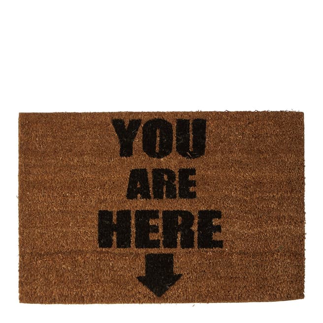 Fifty Five South You Are Here Doormat 40x60cm