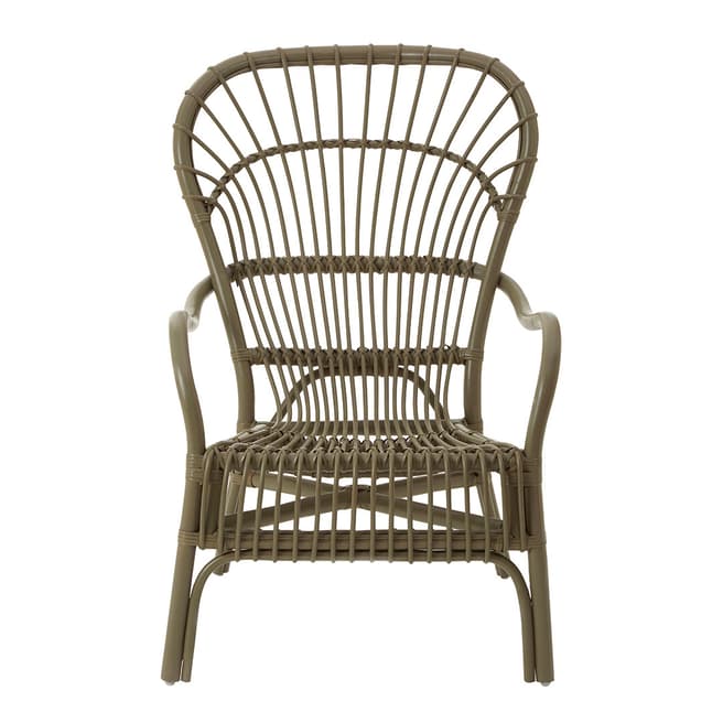 Fifty Five South Havana Relax Chair, Rattan, Grey