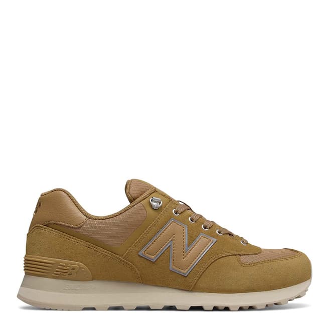 New Balance Men's Tan Suede 574 Trainers