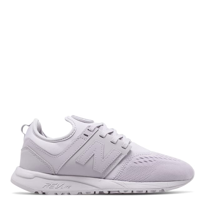 New Balance Women's Lilac Textile/Mesh 247 Trainers 