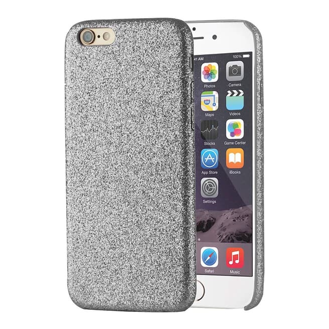 Confetti Textured Finish - Protection Case - Silver - Iphone 6+