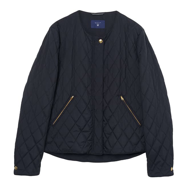 Gant Navy Quilted Jacket