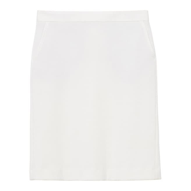 Gant Cream Pique Stretch Skirt