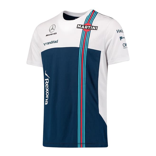 Williams Martini Racing Men's Multicoloured T-Shirt