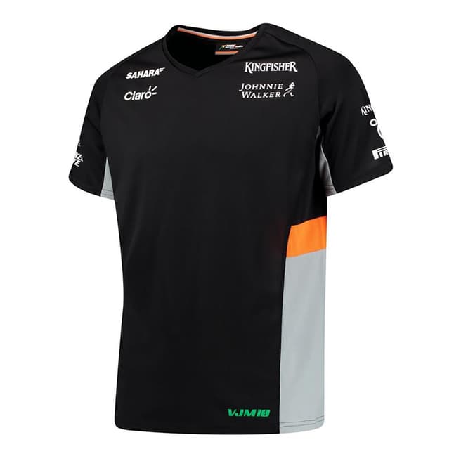Sahara Force India Men's Black Team T-Shirt