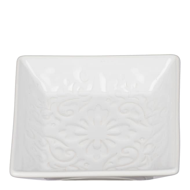 Wenko Cordoba Ceramic Soap Dish, White