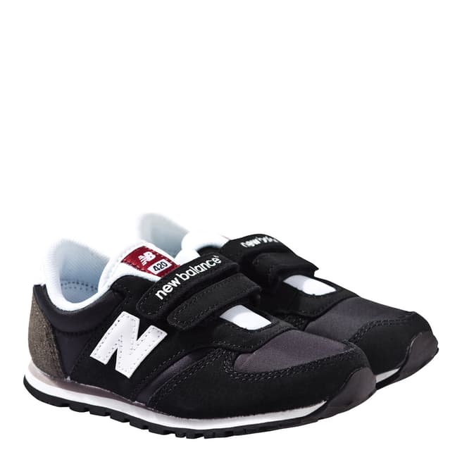 New Balance Black Hook and Loop Trainers