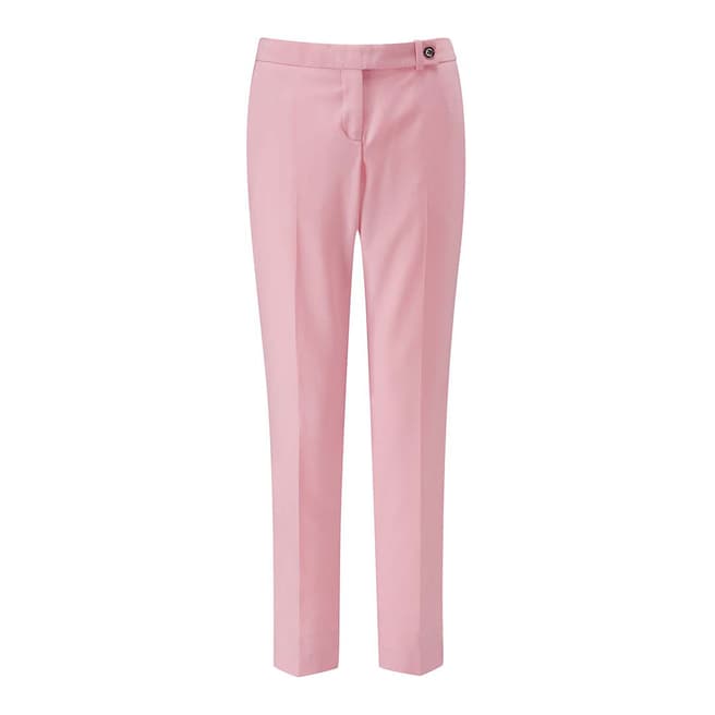 Pure Collection Pink Tailored Ankle Length Trousers